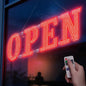 30" x 10" Large LED Open Signs by LemonNova