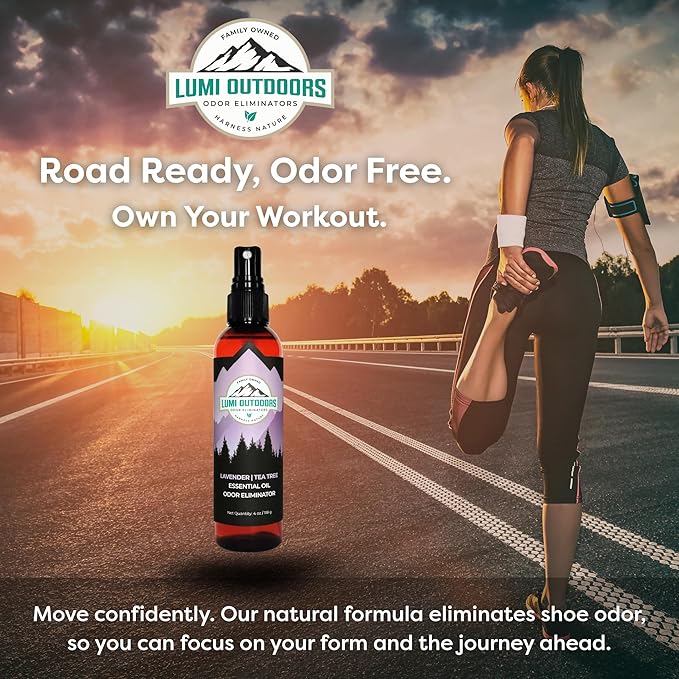 Lumi Outdoors Natural Shoe Deodorizer Spray & Odor Eliminator - Image 7
