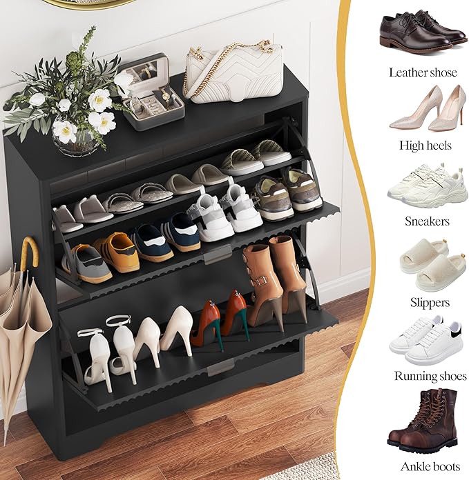 Shoe Cabinet Storage for Entryway - Image 4