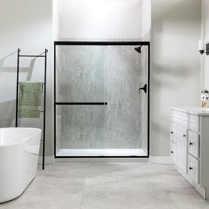 Palisade 78in x 60in x 32in Waterproof Vinyl Shower Surround Kit - Image 3