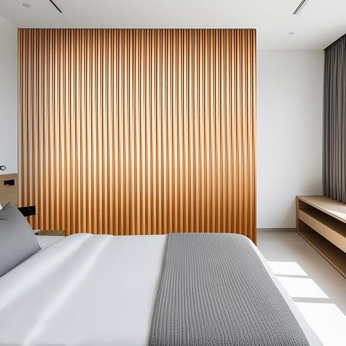 Art3dwallpanels Slat Wall Paneling, 8 Pack Wavy Grain Panel Wall Slats - Image 9