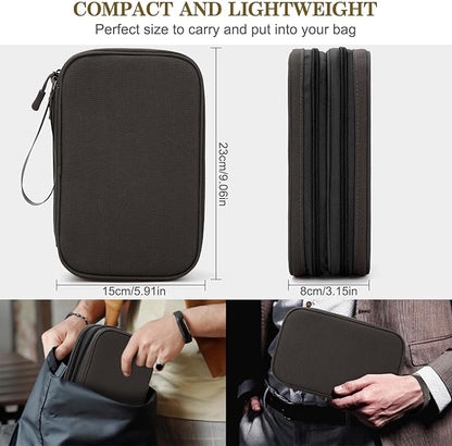FYY Electronic Organizer, Large Travel Cable Organizer Bag Pouch Electronic - Image 2