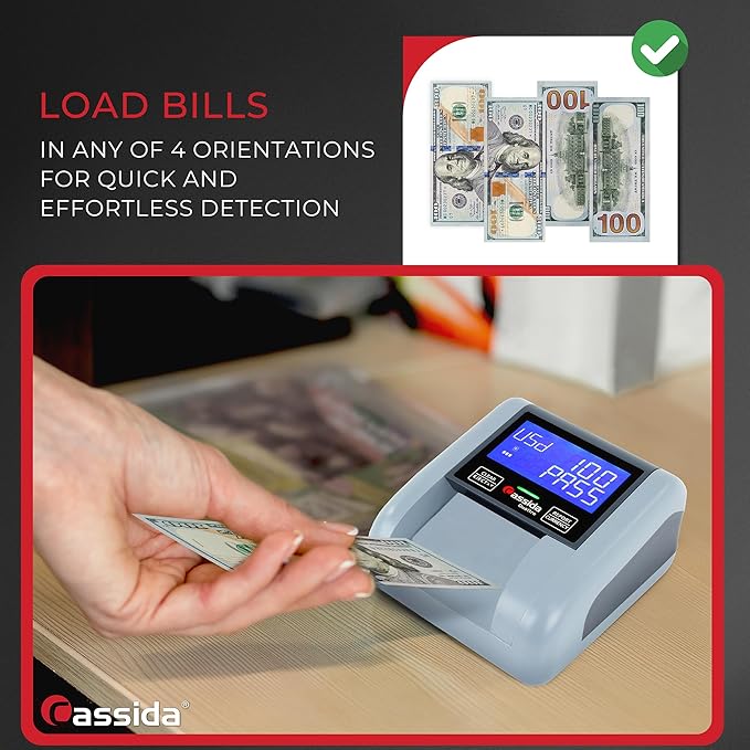 Cassida Quattro Fast Automatic Currency Counterfeit Detector - Image 5