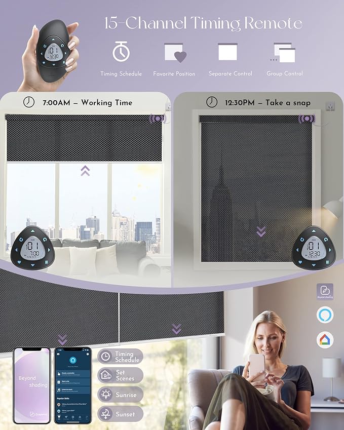 Graywind Motorized Roller Shades Compatible - Image 4
