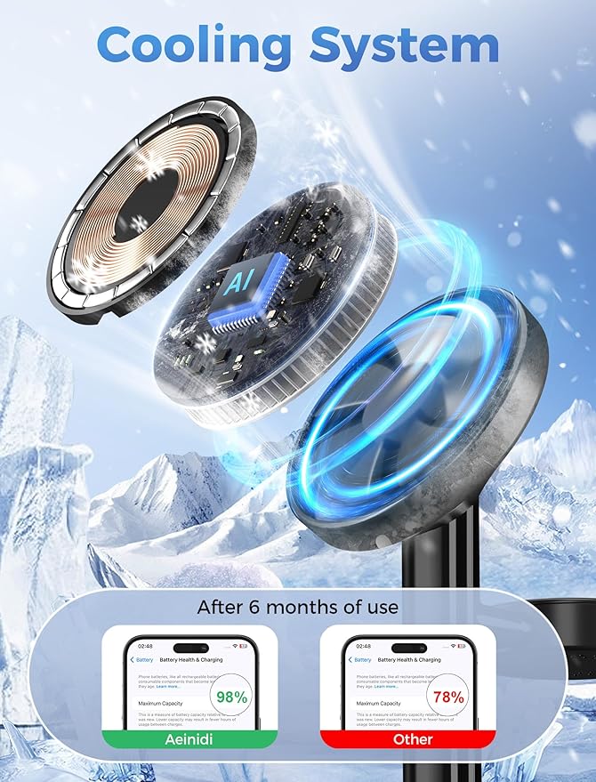 Aeinidi 2026 3 in 1 Wireless Charging Station Compatible - Image 5