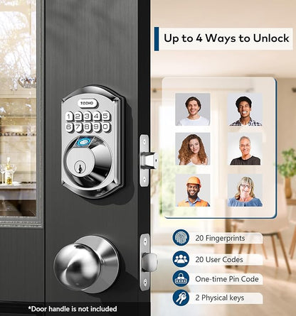 TEEHO TE002 Fingerprint Door Lock - Image 2