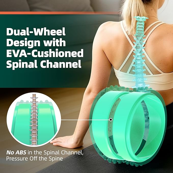 Back Roller for Back Pain Reliefn & Stretching, Deep Tissue Massage Roller - Image 6