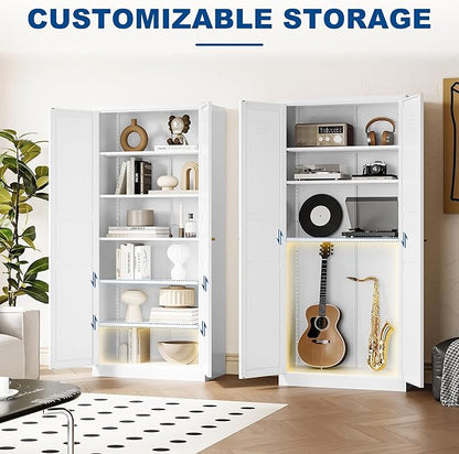 Metal Storage Cabinet-71” Tall Steel File Cabinets - Image 2