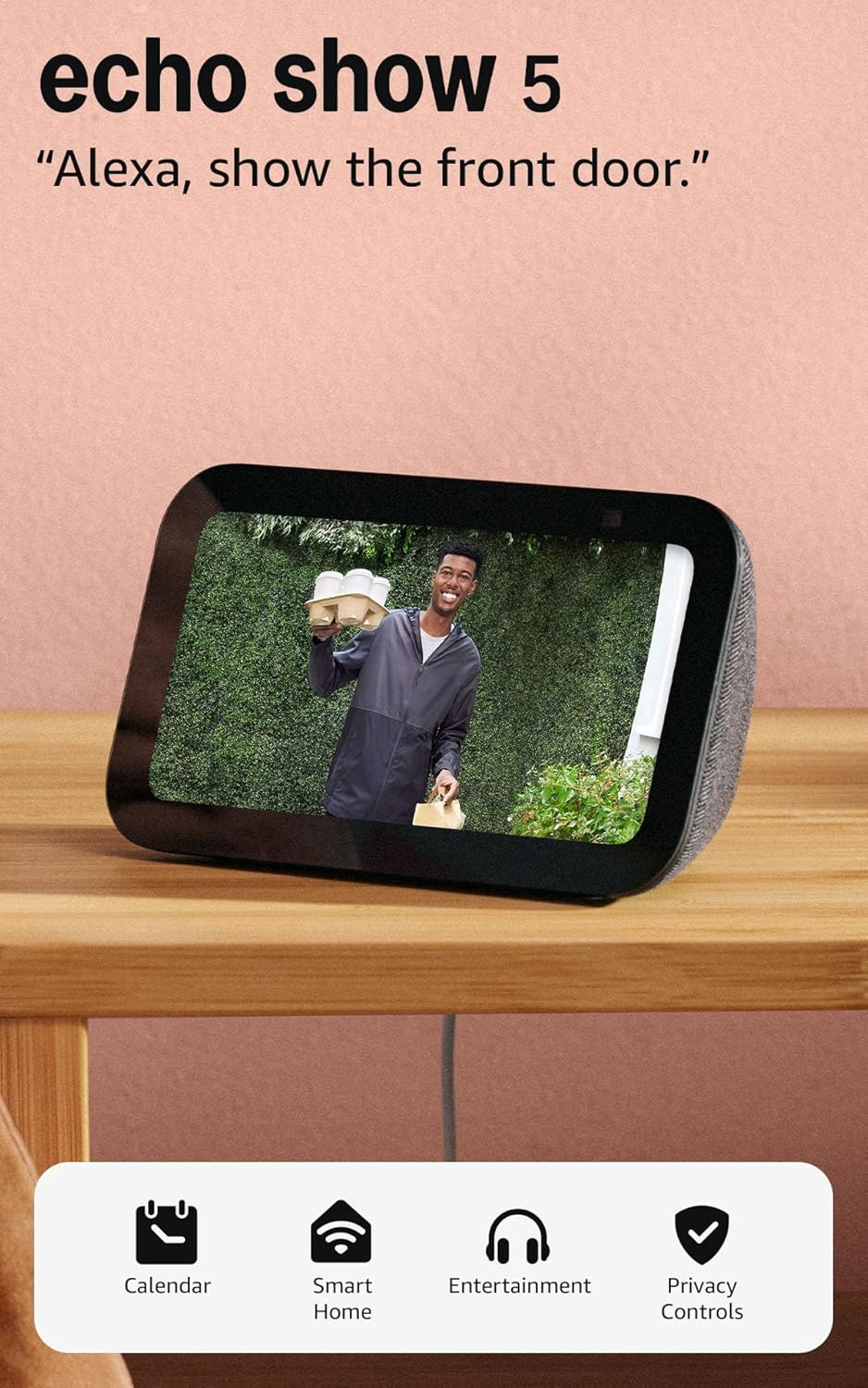 Amazon Echo Show 5 (newest model), Smart display, Designed for Alexa+, 2x the...