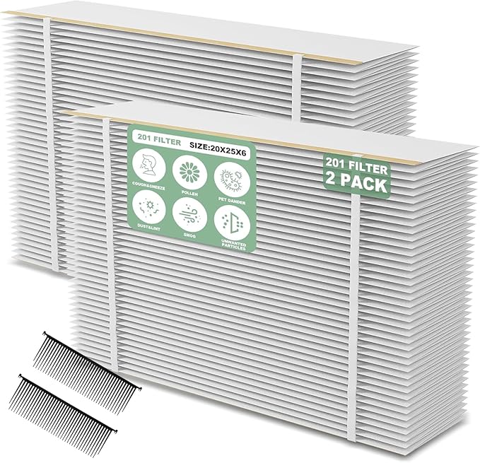 （2 Pack）201 Replacement Furnace Filter Compatible by DENGESONFILTERREPLACMENT