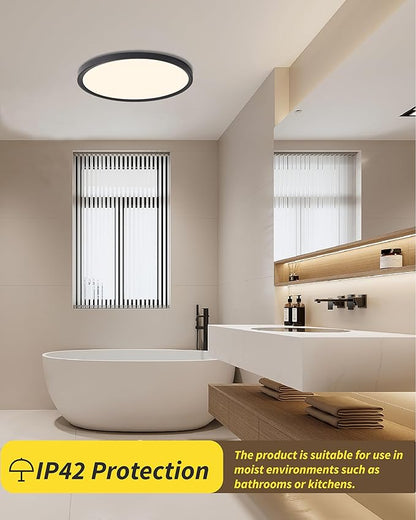 4pack 12 Inch Flush Mount Ceiling Light, 24w Led Ceiling Light, - Image 4