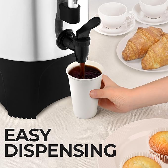 Zulay Commercial Coffee Maker Stainless Steel - Image 6