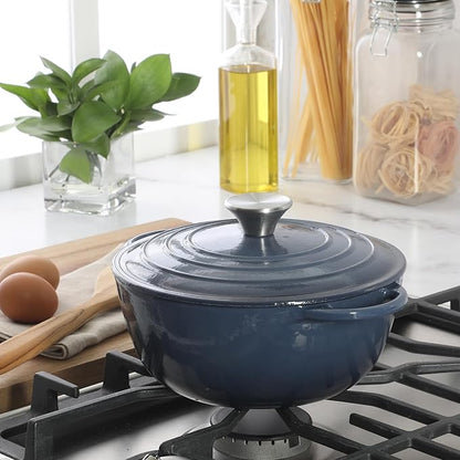 Gibson Home Addlestone 2.65 Qt Enameled Cast Iron Dutch Oven Pot - Image 2