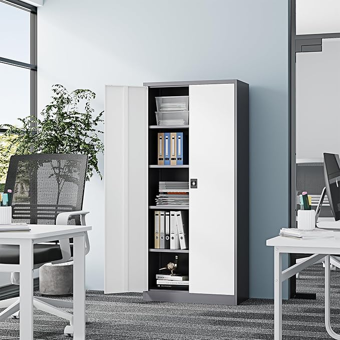 Metal Storage Cabinet-72” Tall Steel File Cabinets - Image 2