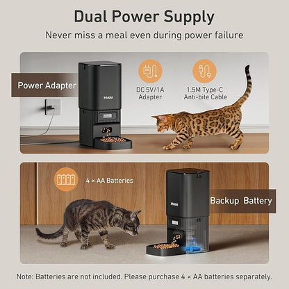 Automatic Cat Feeder, 7L/29 Cups Automatic Dog Feeder - Image 4