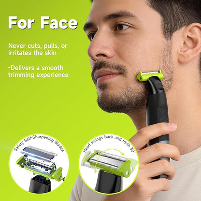 SEIHAI Body Hair Trimmer for Men, Painless Electric Beard Trimmer, Groin - Image 3