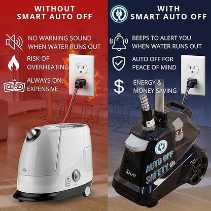 SALAV® Heavy Duty Smart Auto Shut-off Commercial Full-Size Garment Steamer - Image 2