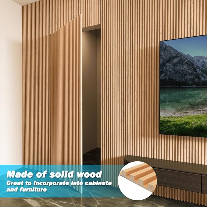 Art3d Slat Wood Wall Paneling for Interior and Ceiling Decoration - Image 3