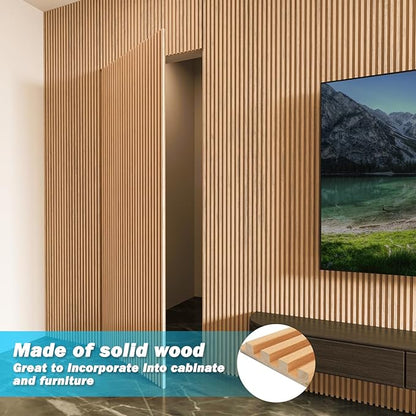 Art3d Slat Wood Wall Paneling for Interior and Ceiling Decoration - Image 3