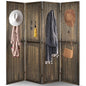 Babion 4 Panel Pegboard Display, Peg Board Room Divider Freestanding Folding by BabionDecorateYourhome