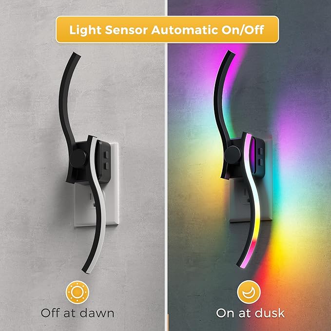 L LOHAS LED Night Light, Night Lights Plug into Wall, Modern Nightlight - Image 2
