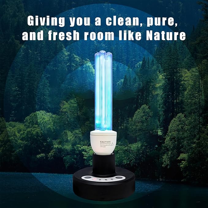 BAIMNOCM UV Light Sanitizer, UVC Disinfection Lamp - Image 8
