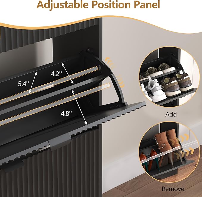 Shoe Cabinet Storage for Entryway - Image 5