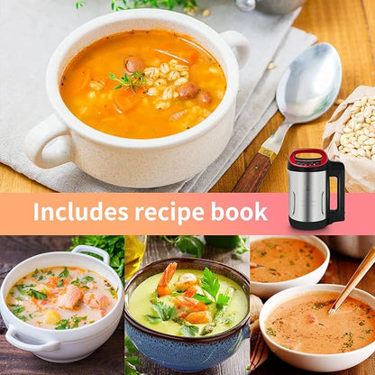 Soup Maker 1.6 L, 4-in-1 Multifunctional Smooth Soup and Chunky Soup Machine - Image 3