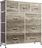 WLIVE 9-Drawer Dresser, Fabric Storage Tower by WLIVE