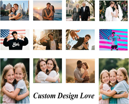 Jhdstore Custom Tapestry Personalized Tapestry Wall Hanging Upload Images Banners and Signs Customize Wall Tapestries for Bedroom 29 * 37 Inch Vertical
