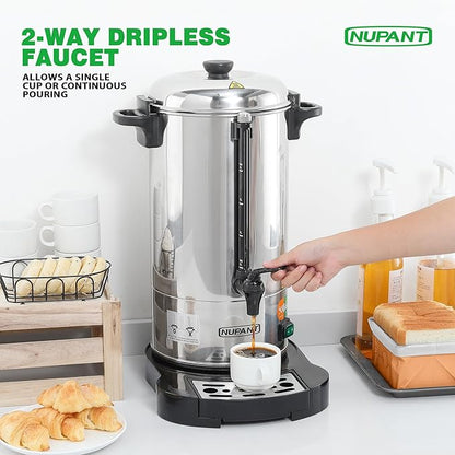 Commercial Coffee Urn 50 Cup/8L Coffee Dispenser - Image 6
