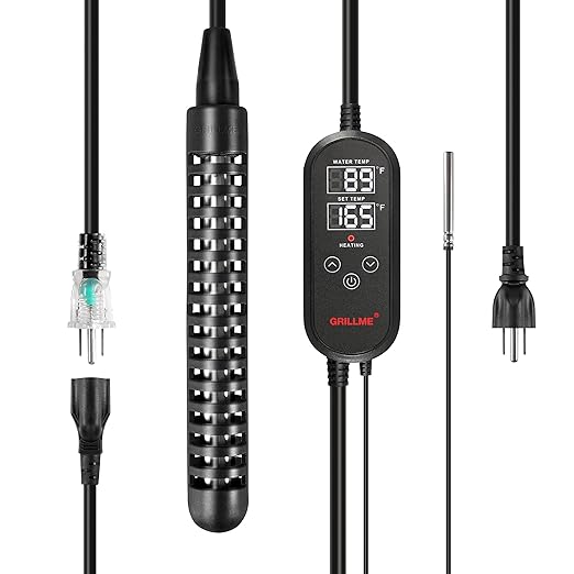 GRILLME 1000W Immersion Water Heater - Image 2