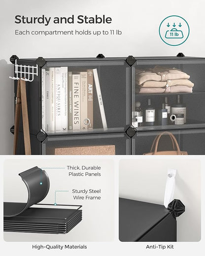 SONGMICS Shoe Rack Organizer, 10-Tier Shoe Storage Cabinet - Image 5