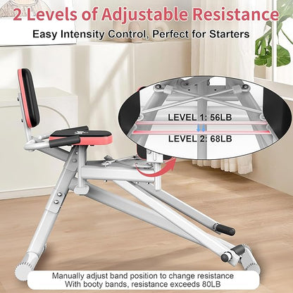 EPHESPORT Hip Abductor Machine for Home Gym – 2-Level Adjustable Glute & Thigh - Image 2