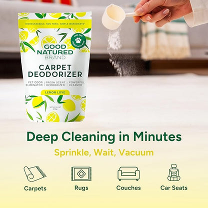 Good Natured Brand | Carpet Deodorizer & Freshener Powder | 31 oz Pet Odor - Image 3
