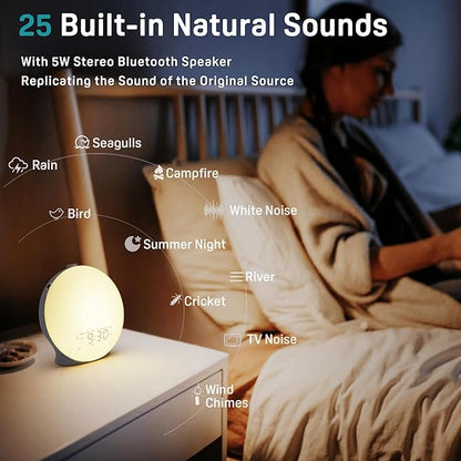 Sunrise Alarm Clock White Noise Sound Machine - Image 2