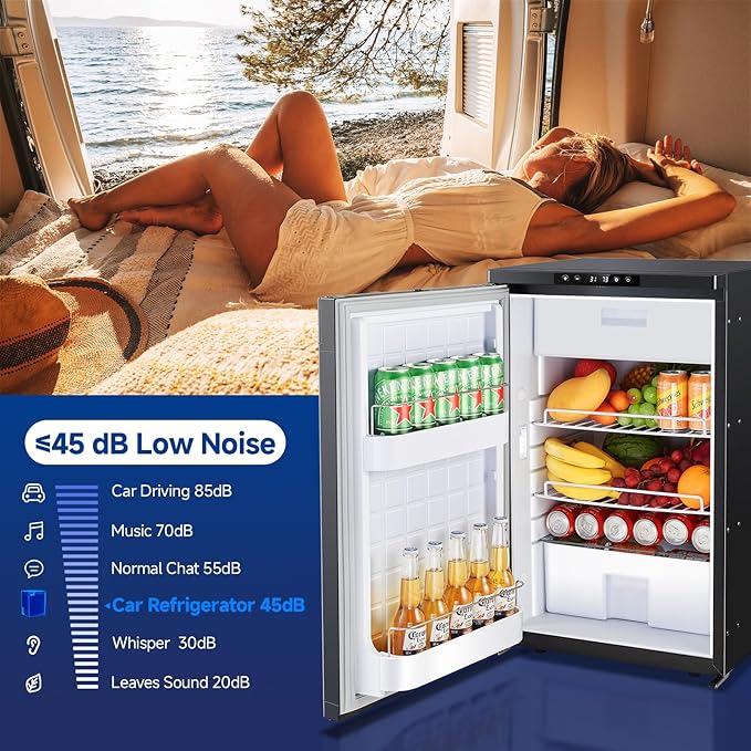 BODEGACOOLER 12 Volt Refrigerator, 83L RV Refrigerator APP Control, RV Fridge - Image 6