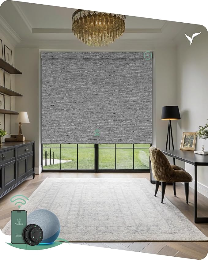 Yoolax Motorized Blinds with Remote, Smart Blinds by Yoolax