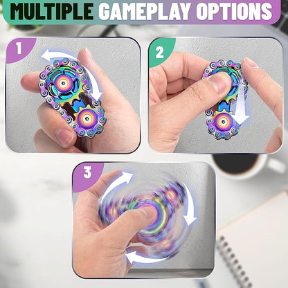 Valentines Day Gifts for Teens Boys Metal Fidget Spinner Toys for Adults - Image 4