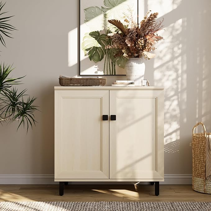 Multifunctional Buffet Sideboard Cabinet Farmhouse Modern Storage Cabinet - Image 3