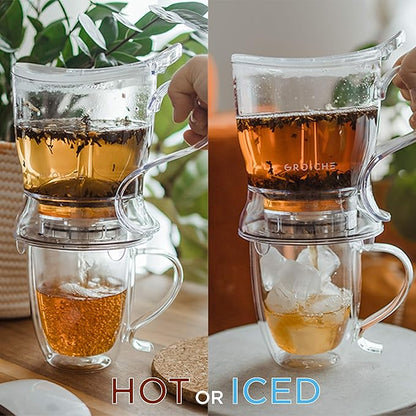 GROSCHE Aberdeen 34 oz tea pot and bottom dispensing tea steeper and Cyprus - Image 4