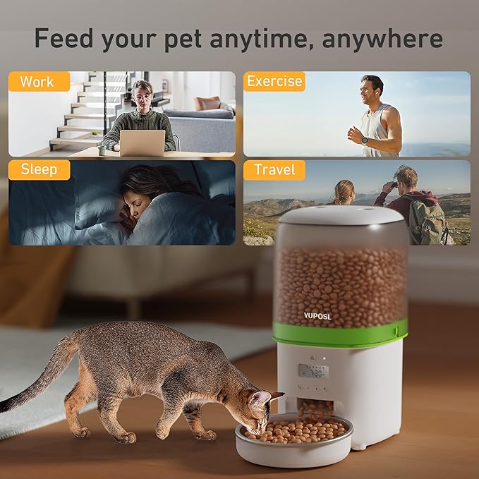 Automatic Cat Feeder - 4L Timed Auto Pet Feeder - Image 9