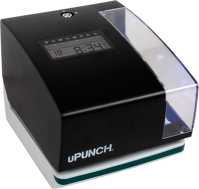uPunch CR1000 Digital Time Clock and Date Stamp - Image 2