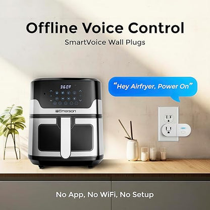 Emerson SmartVoice ES513 Wall Plug, Offline 30+ Voice Control Commands - Image 8