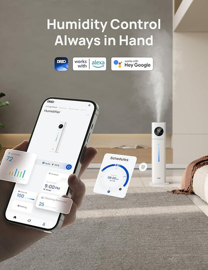 DREO HM735S 11L Smart Humidifier Large Room 700 ft², 100H Cool Mist Air - Image 4