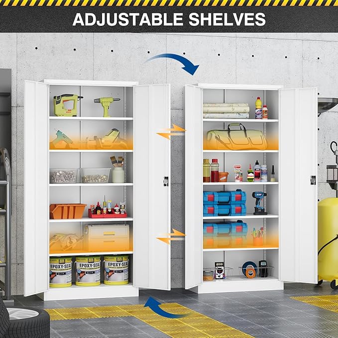 Metal Storage Cabinet-71” Tall Steel File Cabinets - Image 4