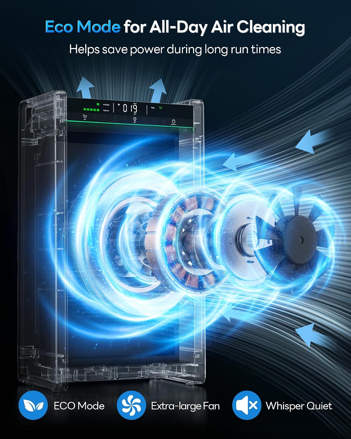 freaire air purifiers for home large room up showing dimensions