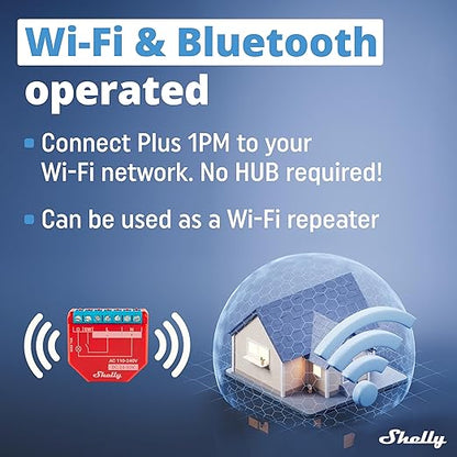 Shelly Plus 1PM | WiFi Smart Relay Switch - Image 3