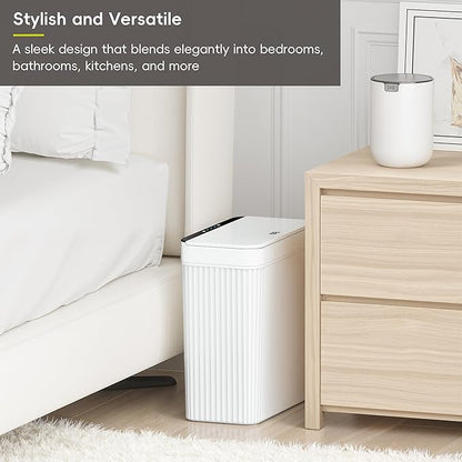 EKO Brio 10L/2.6 Gallon Motion Sensor Trash Can, Automatic Touchless Bathroom - Image 5
