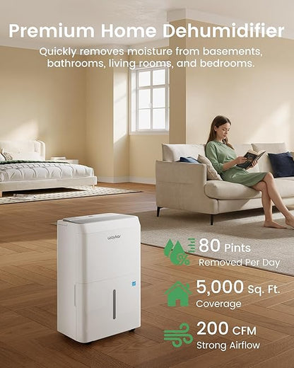 Waykar 5000 Sq.Ft 2025 Energy Star Dehumidifier - Image 2